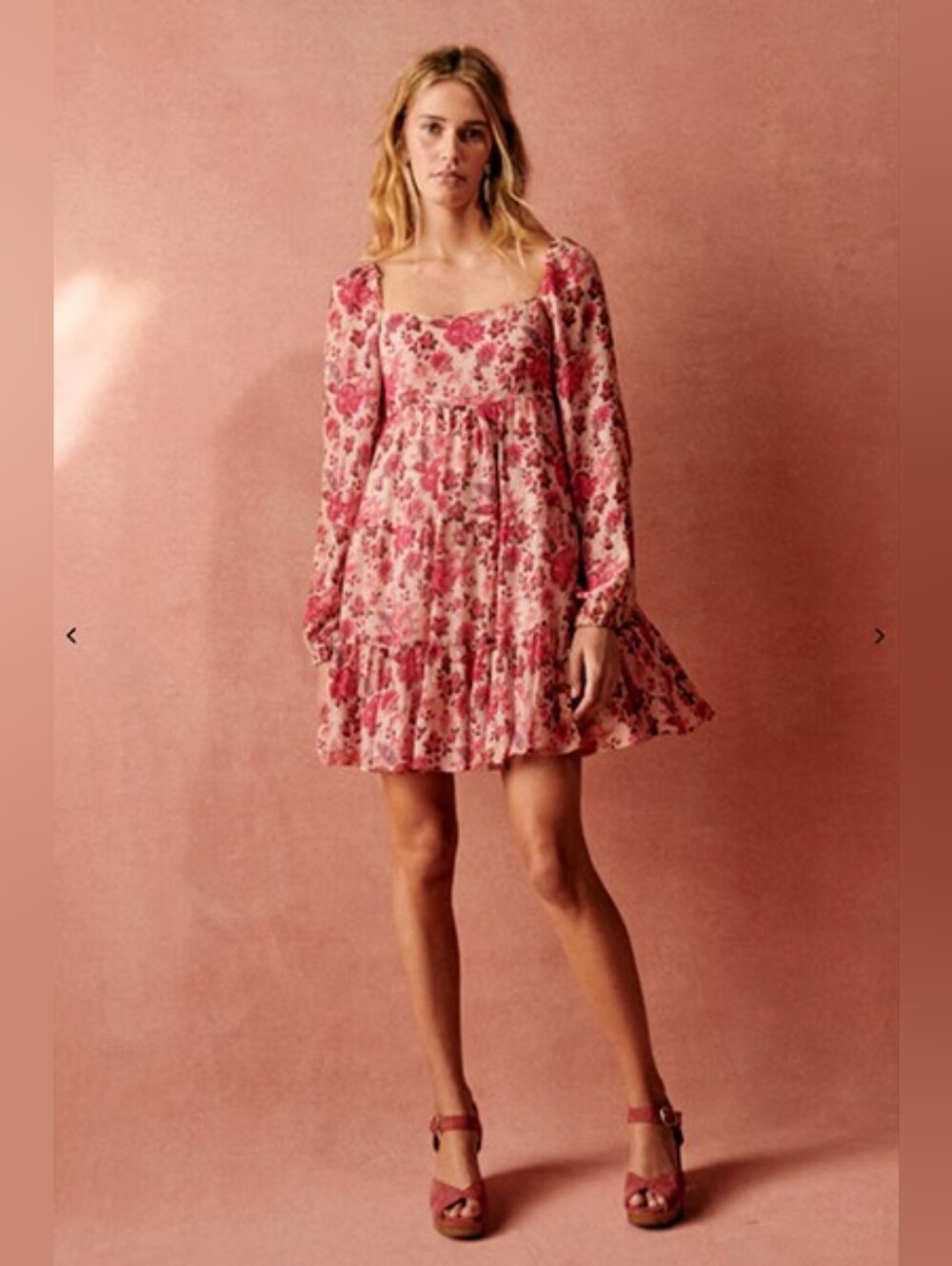 [Sezane] Joyce Dress In Floral, Size 38/6